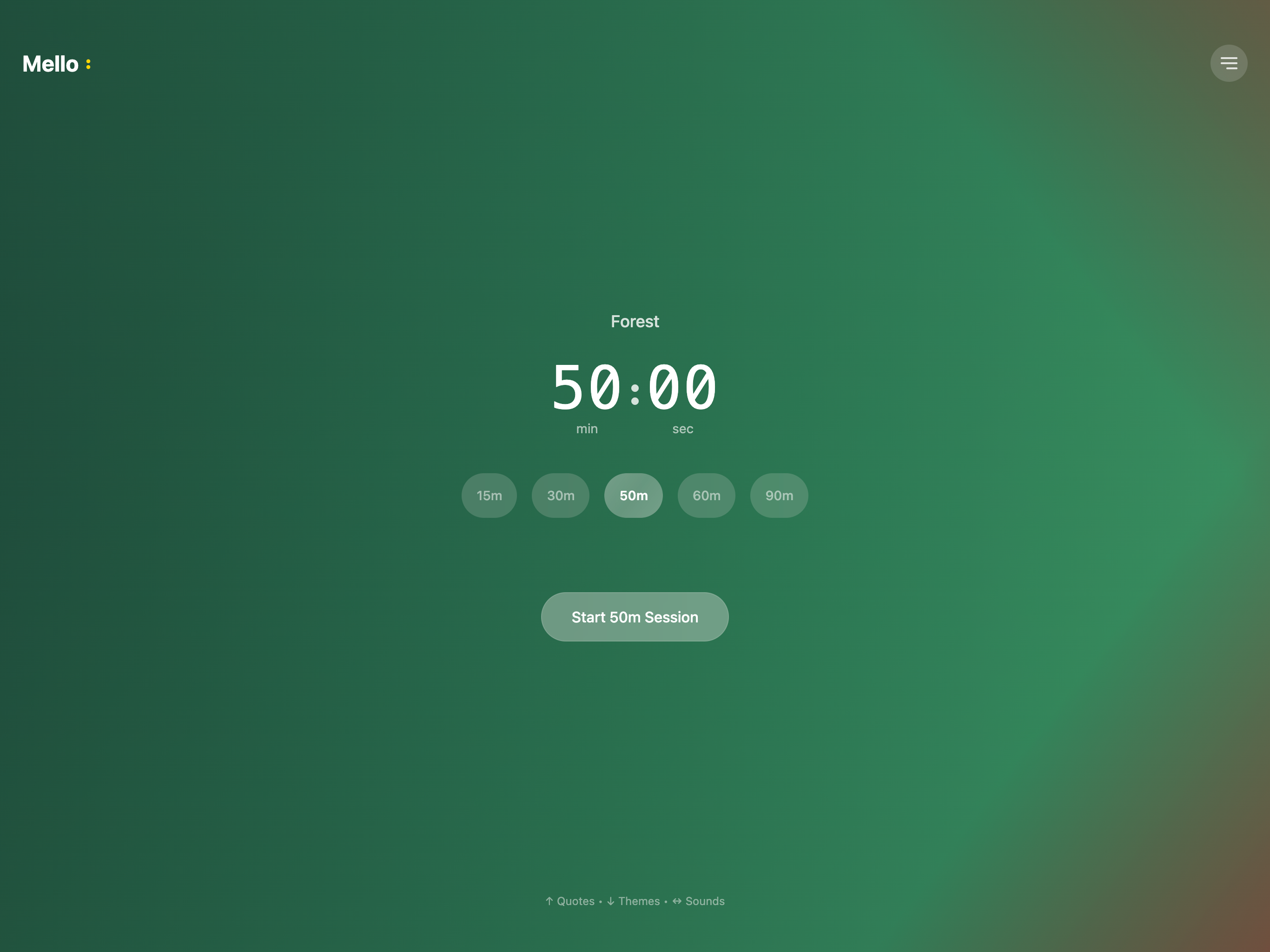 Data points on top of landscape